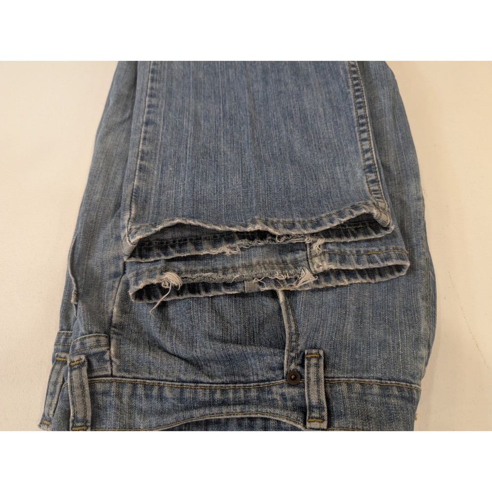 Wrangler Relaxed Fit Jeans Mens 40x32 Light Wash Denim Pants - Picture 7 of 7